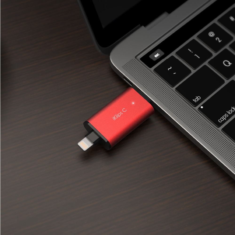 iKlips C Apple Lightning/USB-C Flash Drive