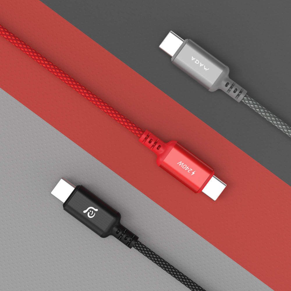 CASA P120/P200 USB-C to USB-C 240W Braided Charging Cable (120CM/200CM)