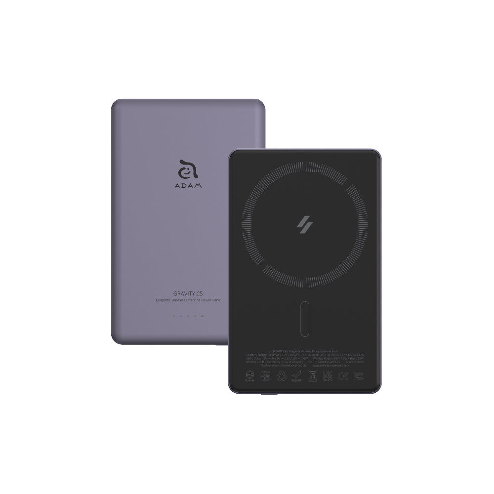 GRAVITY C5 Magnetic Wireless Charging Power Bank (Ultra Slim)