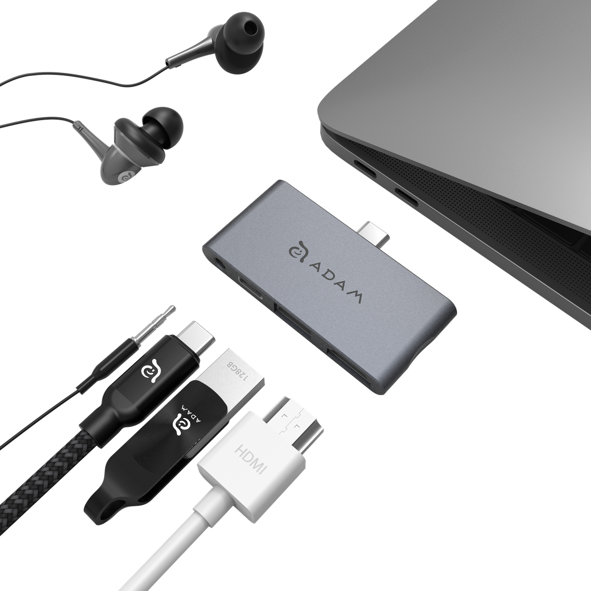 CASA Hub i4 USB 3.1 USB Type C (USB-C) 4 Port Hub for iPad Pro
