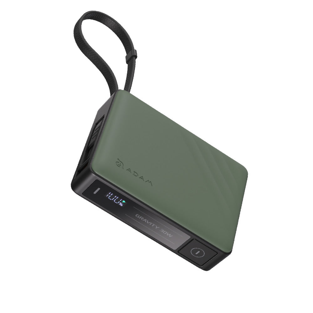 GRAVITY 30W Fast Charging Power Bank With Built-In Cable