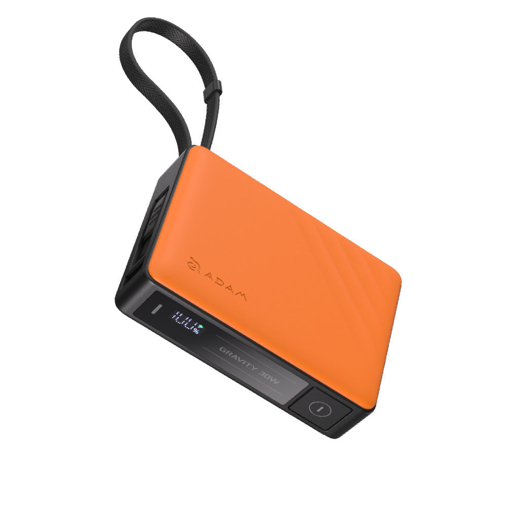 GRAVITY 30W Fast Charging Power Bank With Built-In Cable