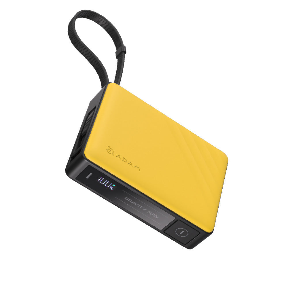 GRAVITY 30W Fast Charging Power Bank With Built-In Cable