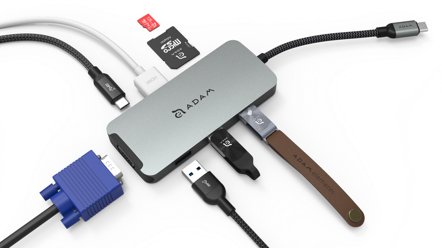 CASA HUB A08 USB-C 3.1 8-in-1 Port Hub