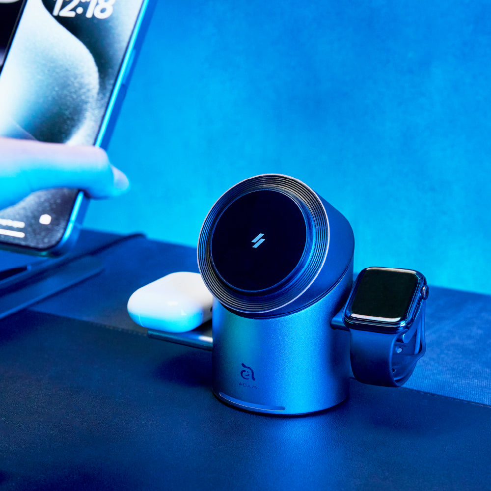 Mag Tube Qi2 3-in-1 Intelligent Charging Station