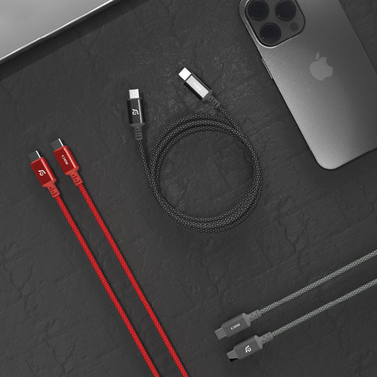 CASA P120/P200 USB-C to USB-C 240W Braided Charging Cable (120CM/200CM)