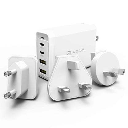 OMNIA Pro GaN 100W Super Charging Kit (Travel Plugs Included)
